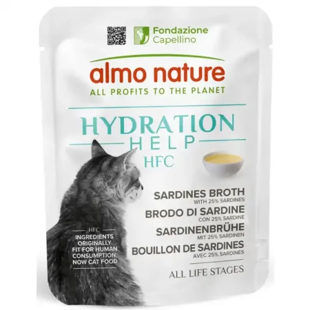 Almo Nature HFC Functional Hydration bulion, filet z sardynek 50g